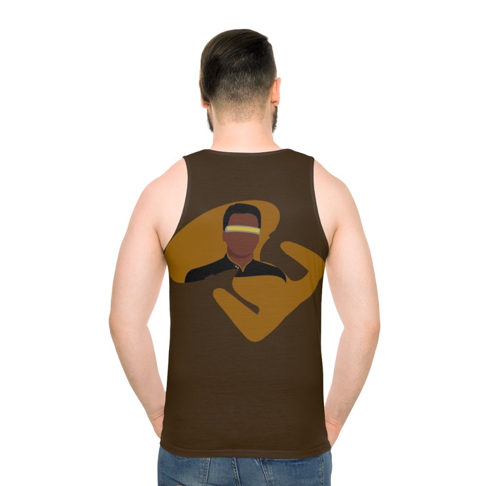 Unisex engineer tank top with Star Trek-inspired design