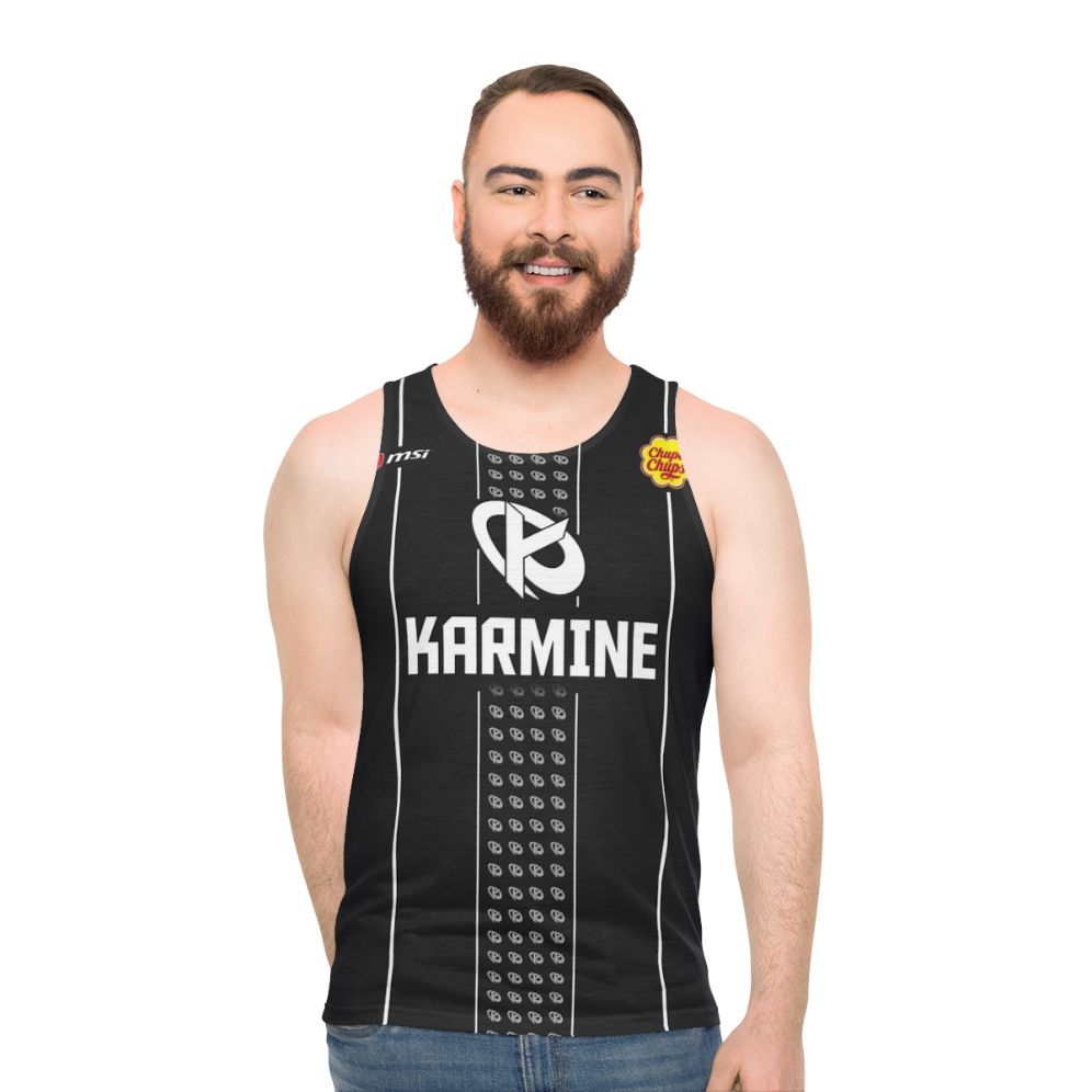 Unisex esports gaming tank top with league of legends champion design