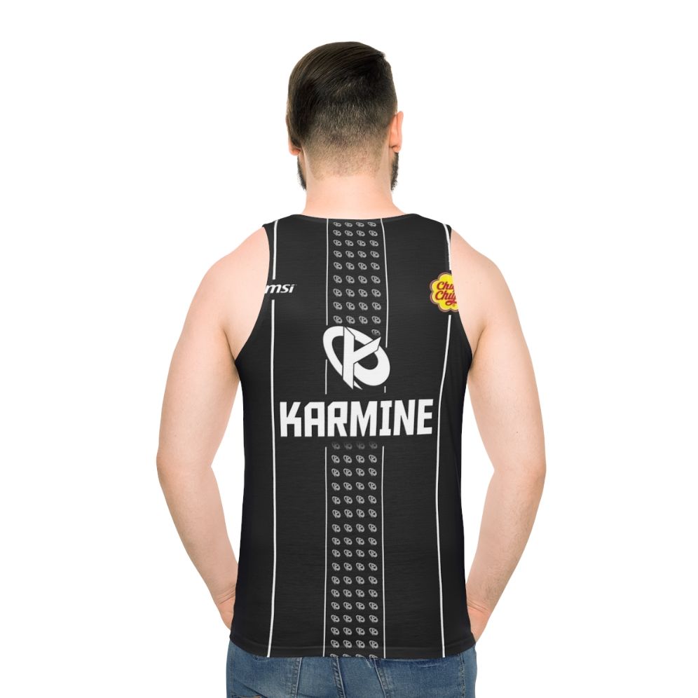 Unisex esports gaming tank top with league of legends champion design