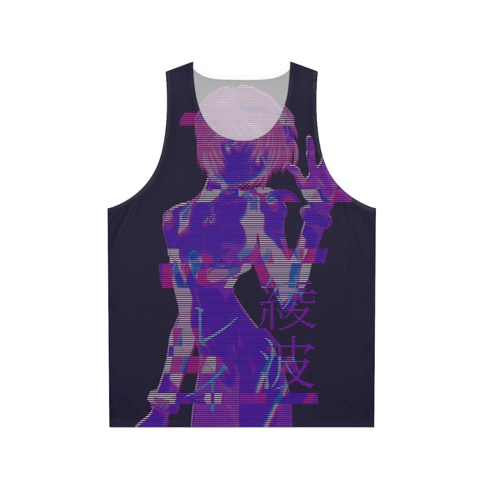 Unisex Evangelion Rei Ayanami Vaporwave Tank Top