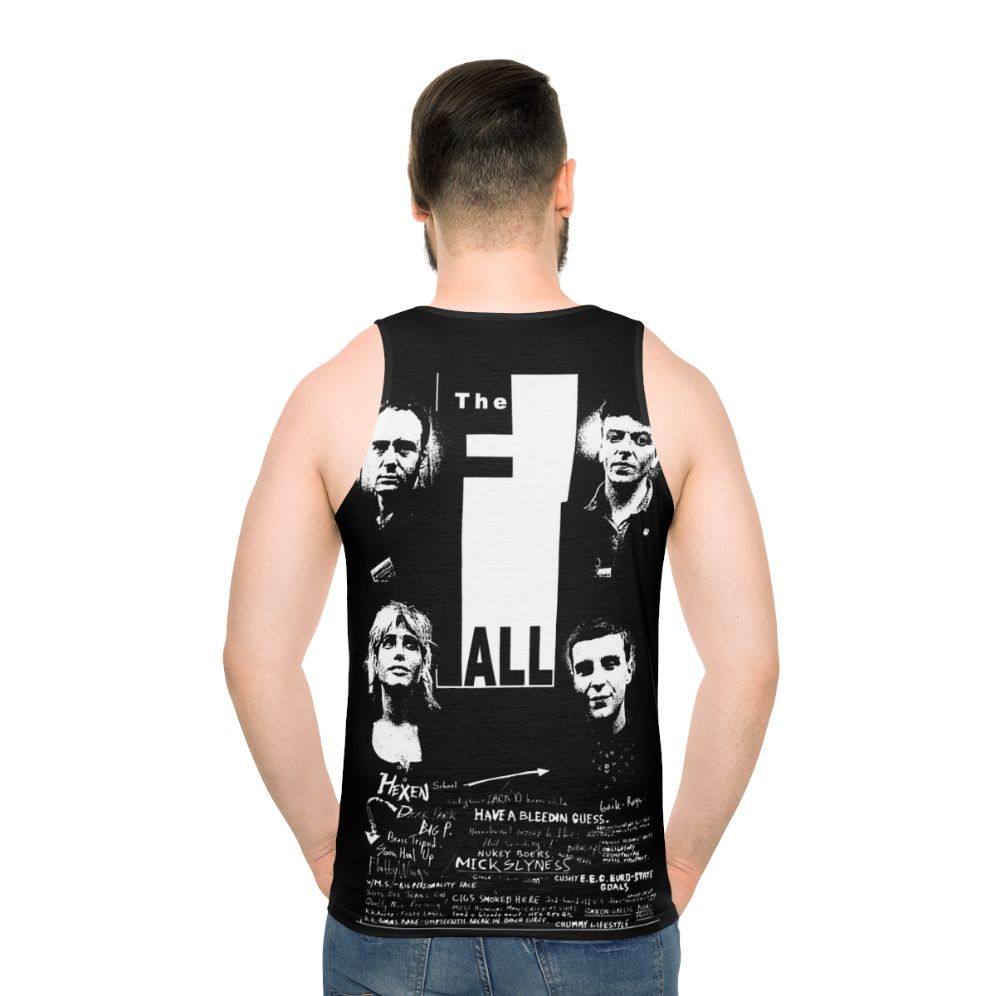 Unisex Fall Tank Top with Joy Division Punk Math Rock Inspired Design
