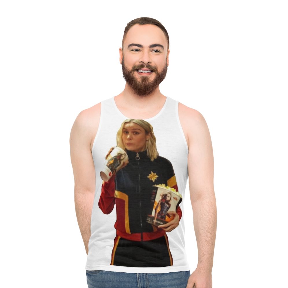 Unisex feminist superhero tank top