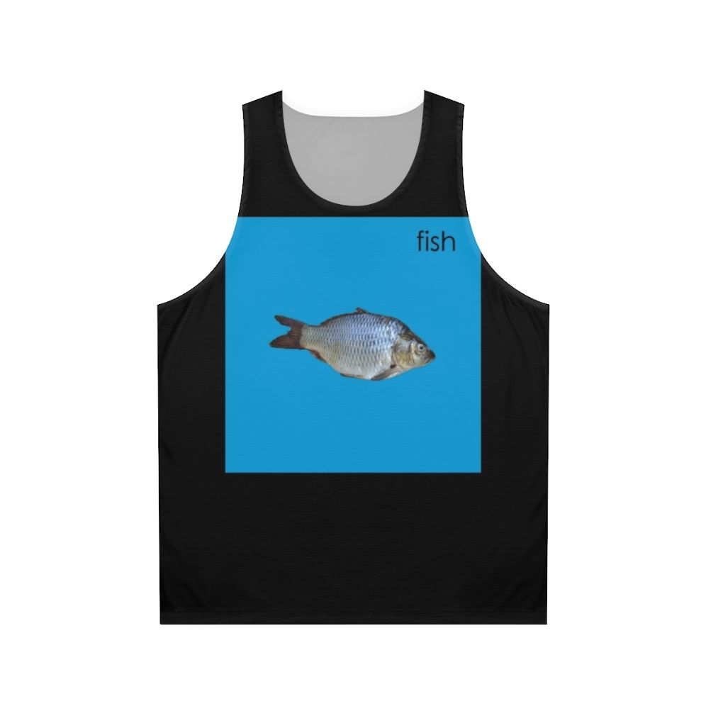 Unisex fish tank top with Weezer design