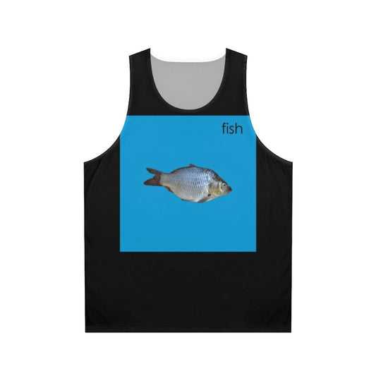 Unisex fish tank top with Weezer design