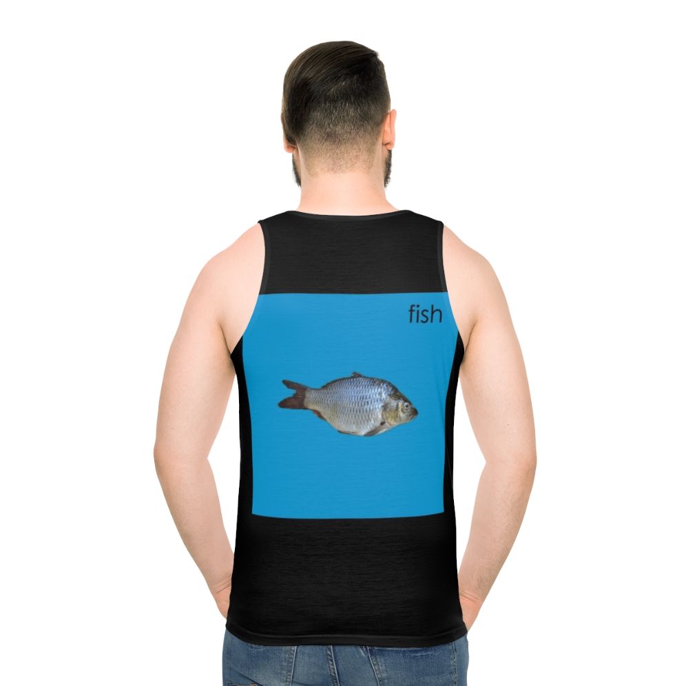 Unisex fish tank top with Weezer design