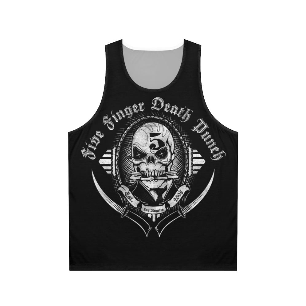 Unisex five finger punch graphic tank top