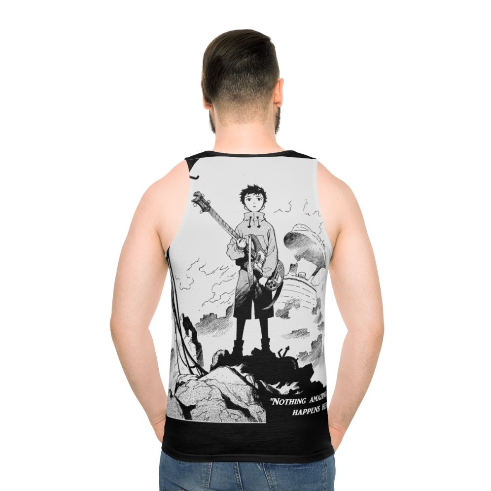 Unisex 'Nothing Amazing Happens Here' FLCL Anime Tank Top