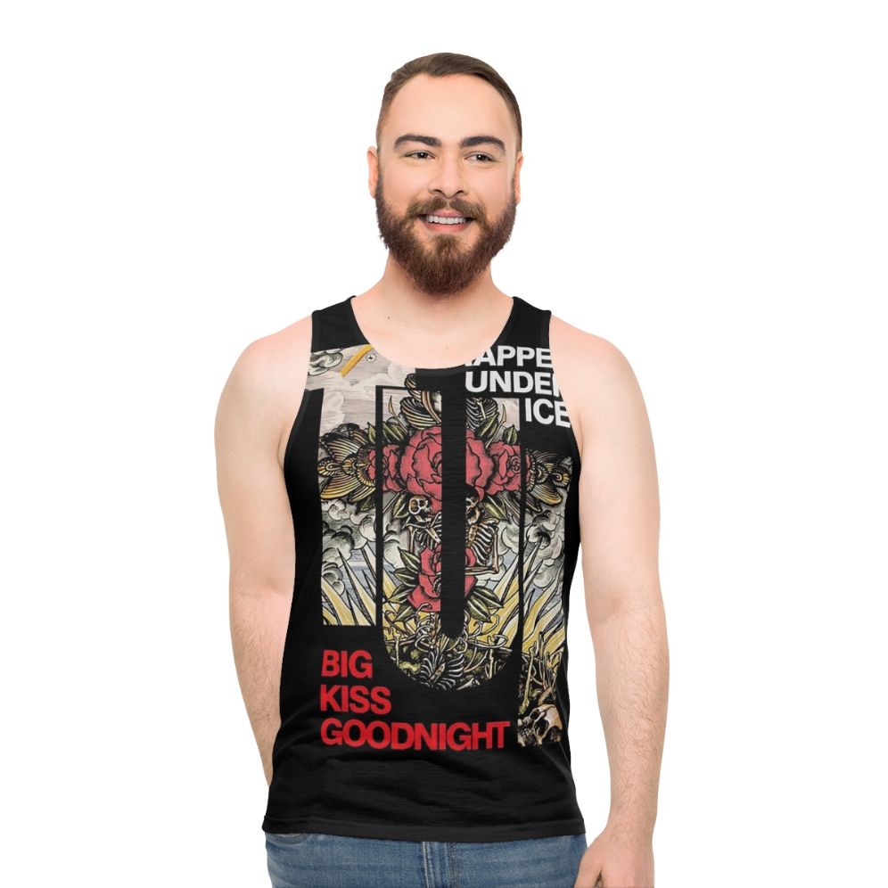 Unisex floral graphic tank top