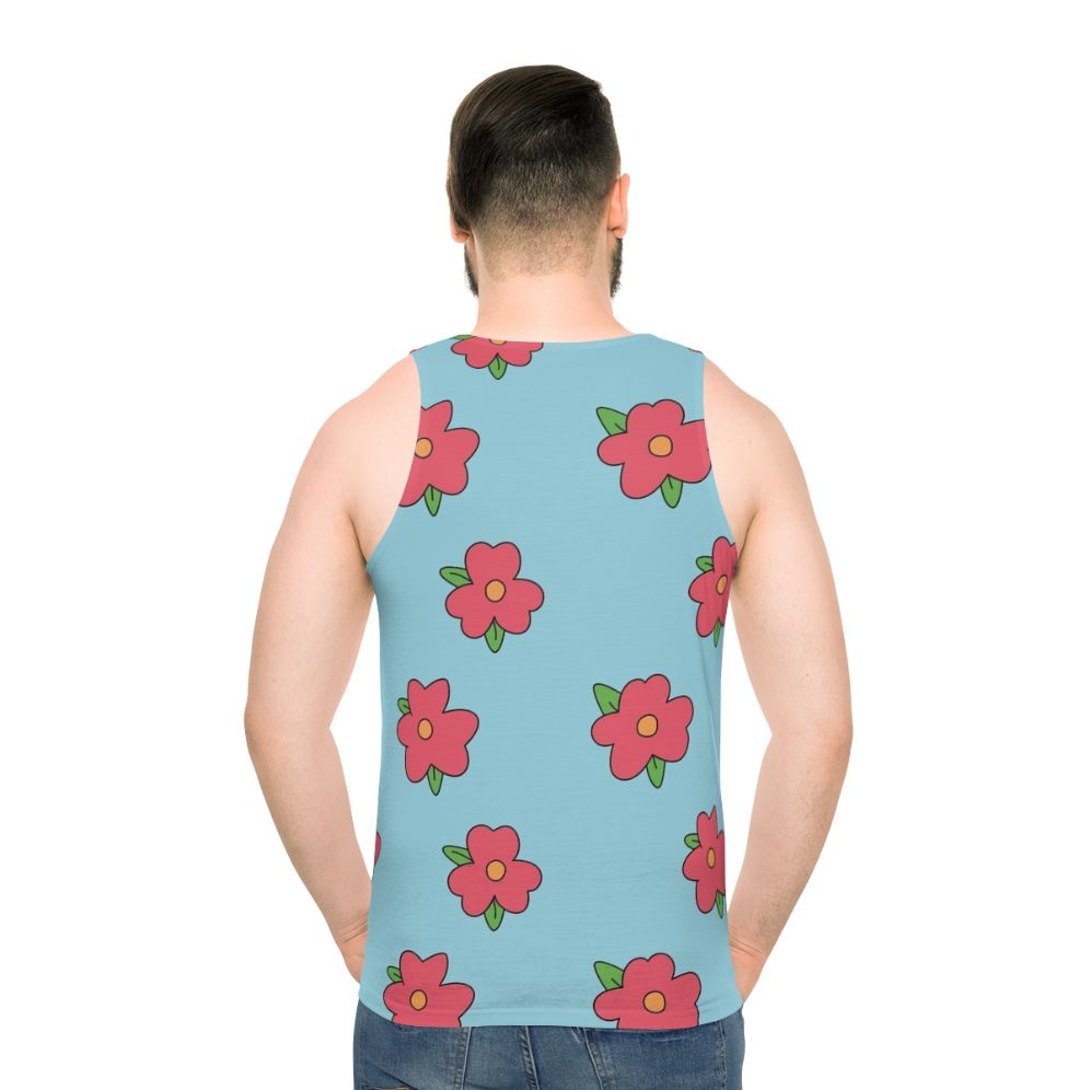 Unisex Floral Homer Simpson The Simpsons Tank Top
