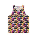 Unisex floral tank top