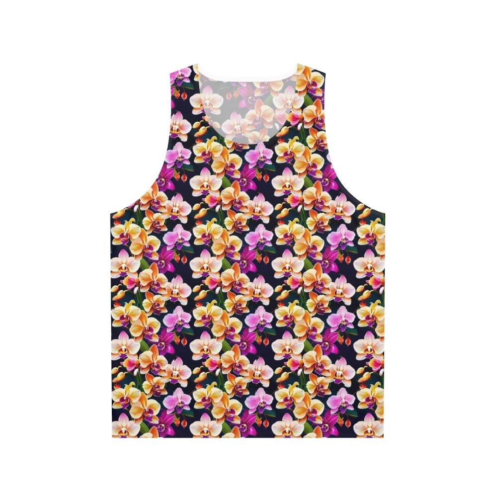 Unisex floral tank top