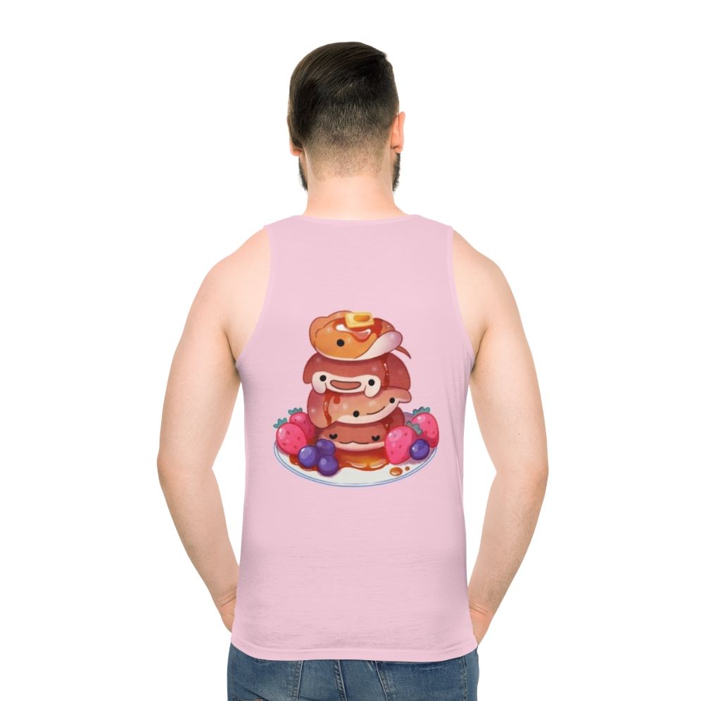 Unisex tank top with a cute cownose ray and sea pancake design