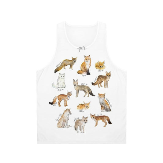 Unisex Foxes Wildlife Tank Top