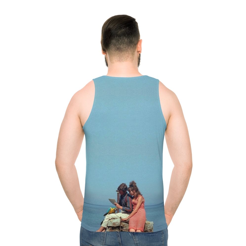 Unisex tank top inspired by the French new wave film Pierrot le fou