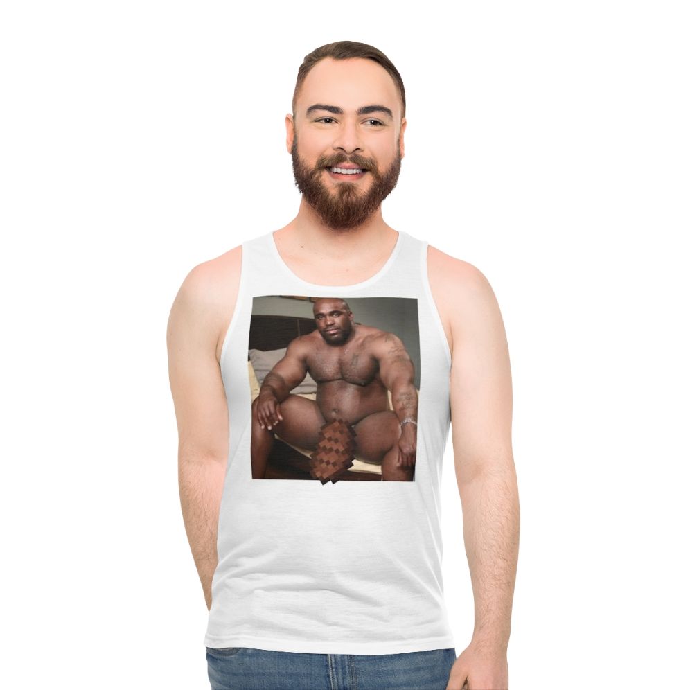 Unisex funny black guy meme tank top