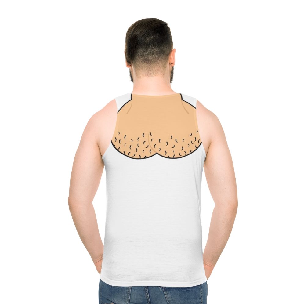 Unisex funny horror zombie pink tank top