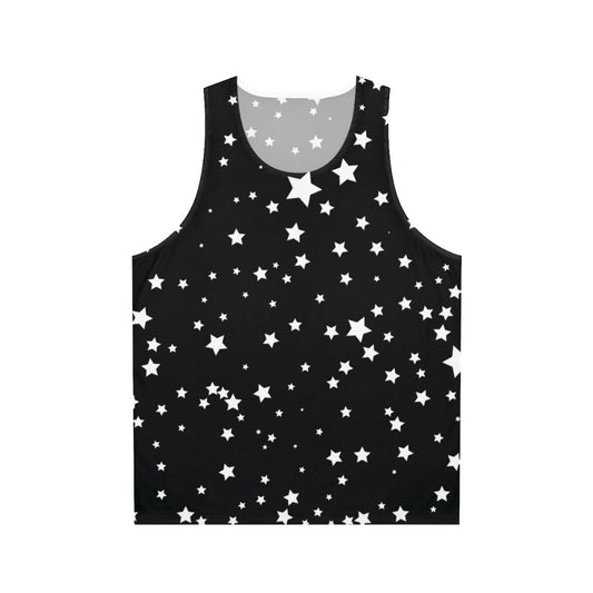 Unisex tank top with a galaxy print design