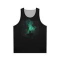 Unisex tank top with nature-inspired fantasy design
