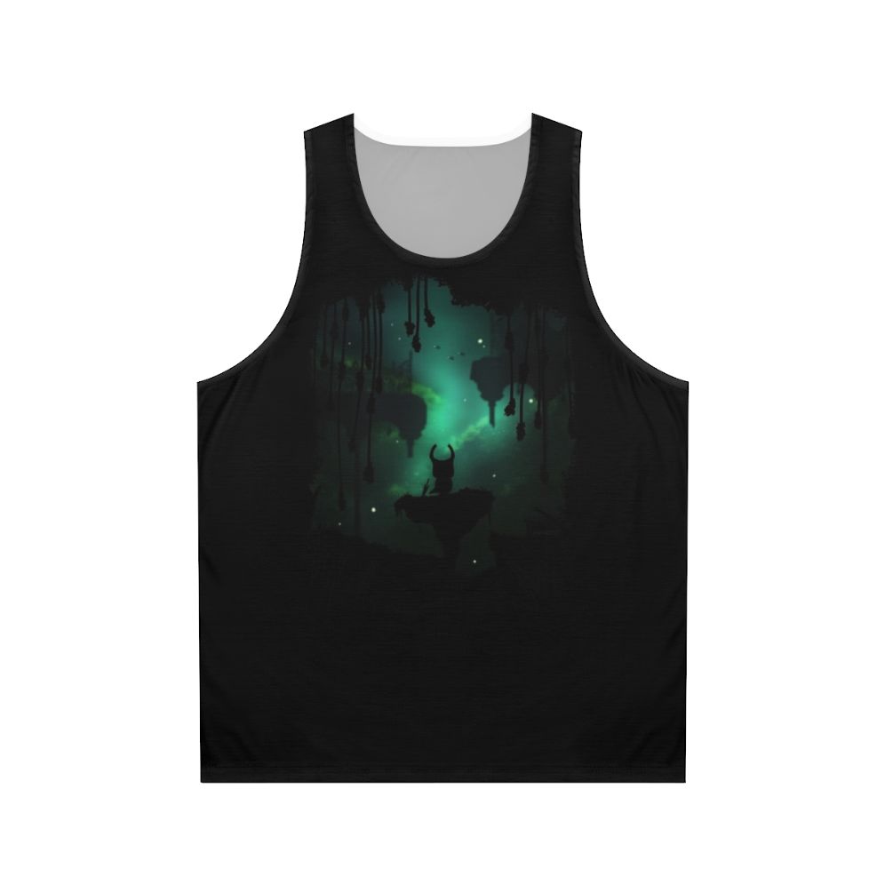 Unisex tank top with nature-inspired fantasy design