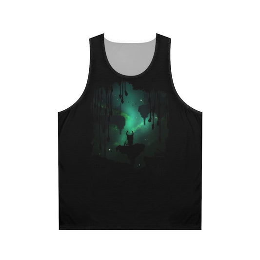 Unisex tank top with nature-inspired fantasy design