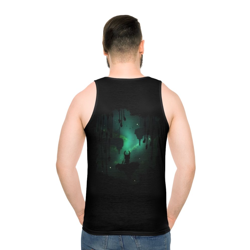 Unisex tank top with nature-inspired fantasy design
