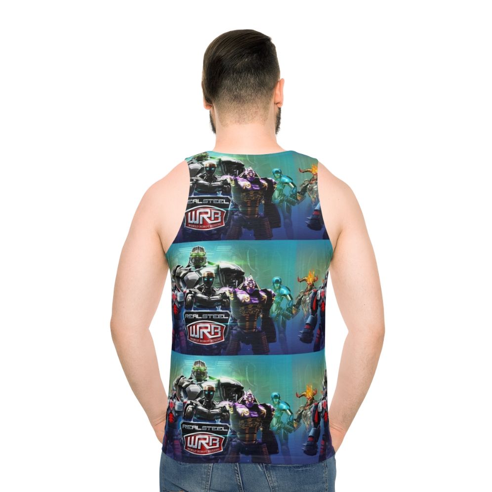 Unisex gaming tank top with Real Steel movie design