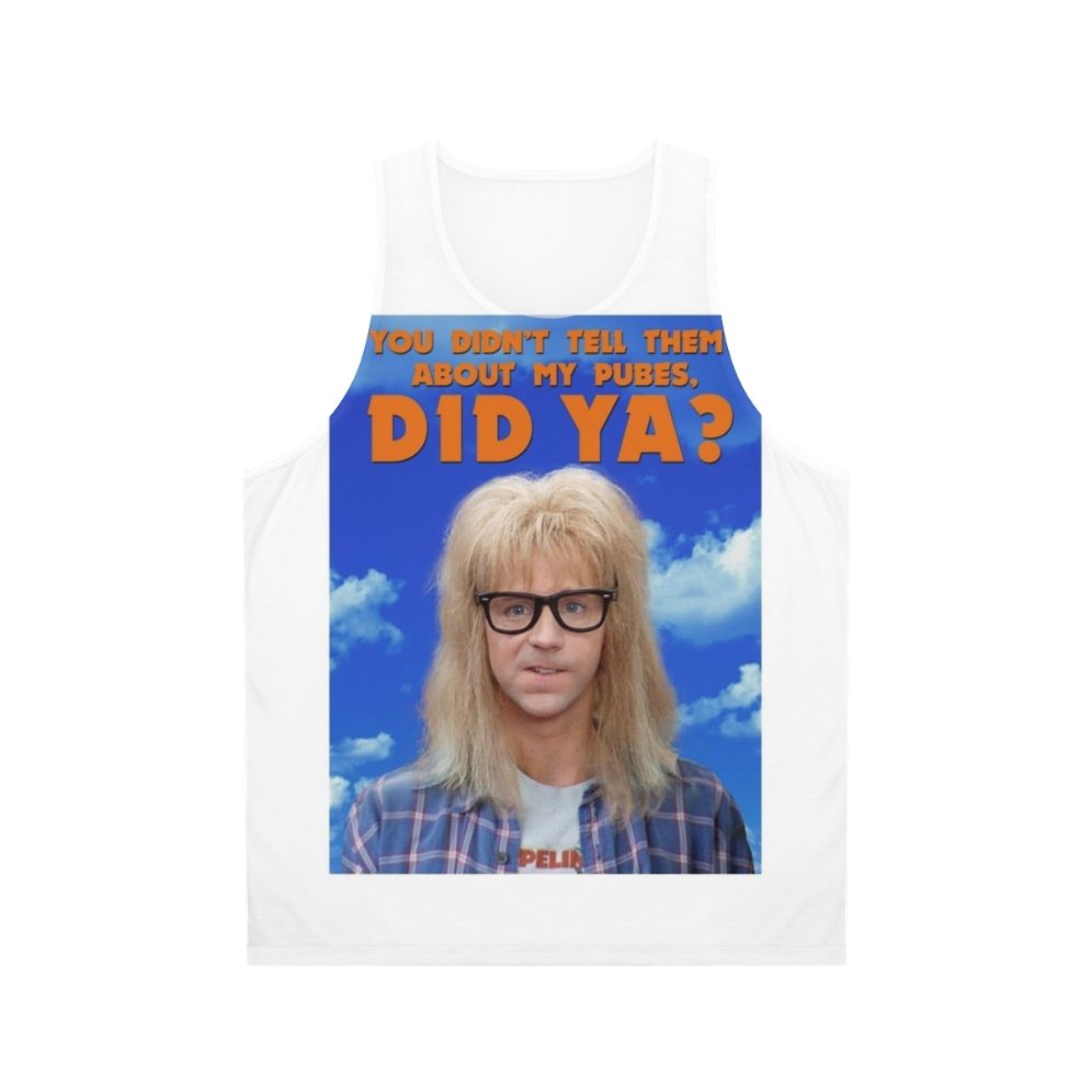 Unisex Garth Algar Wayne's World Comedy Tank Top