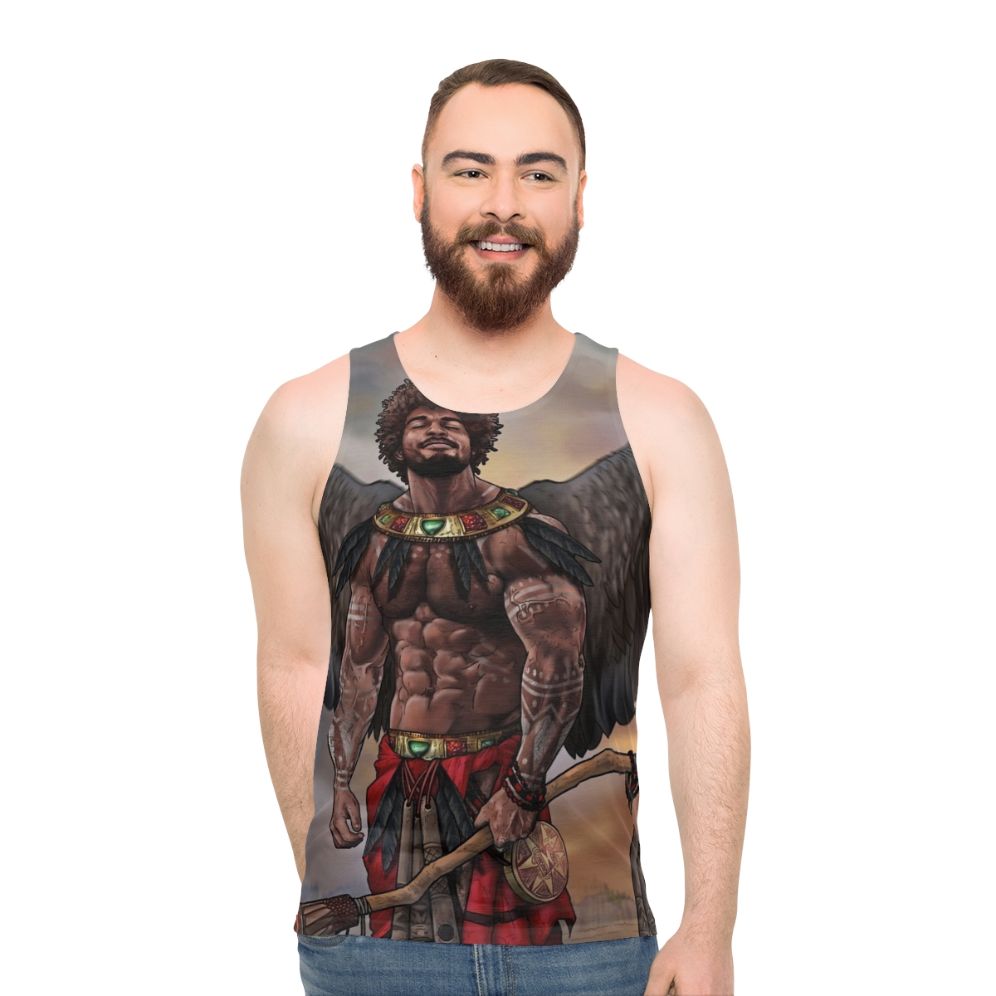 Unisex gay pride muscle fit tank top