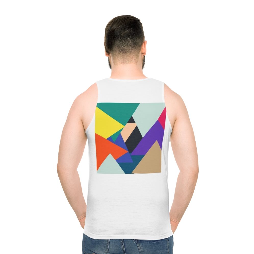 Unisex geometric tank top