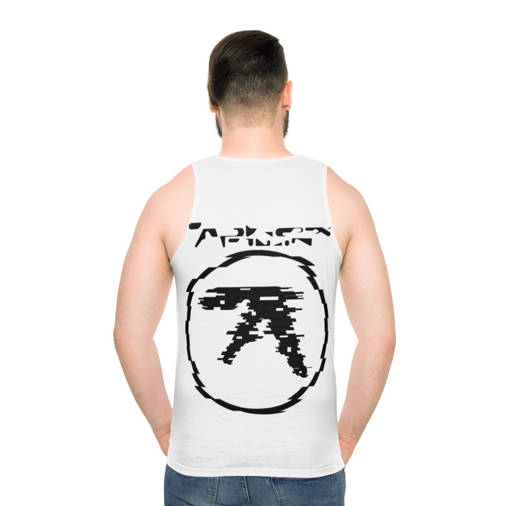 Unisex glitch electronica tank top