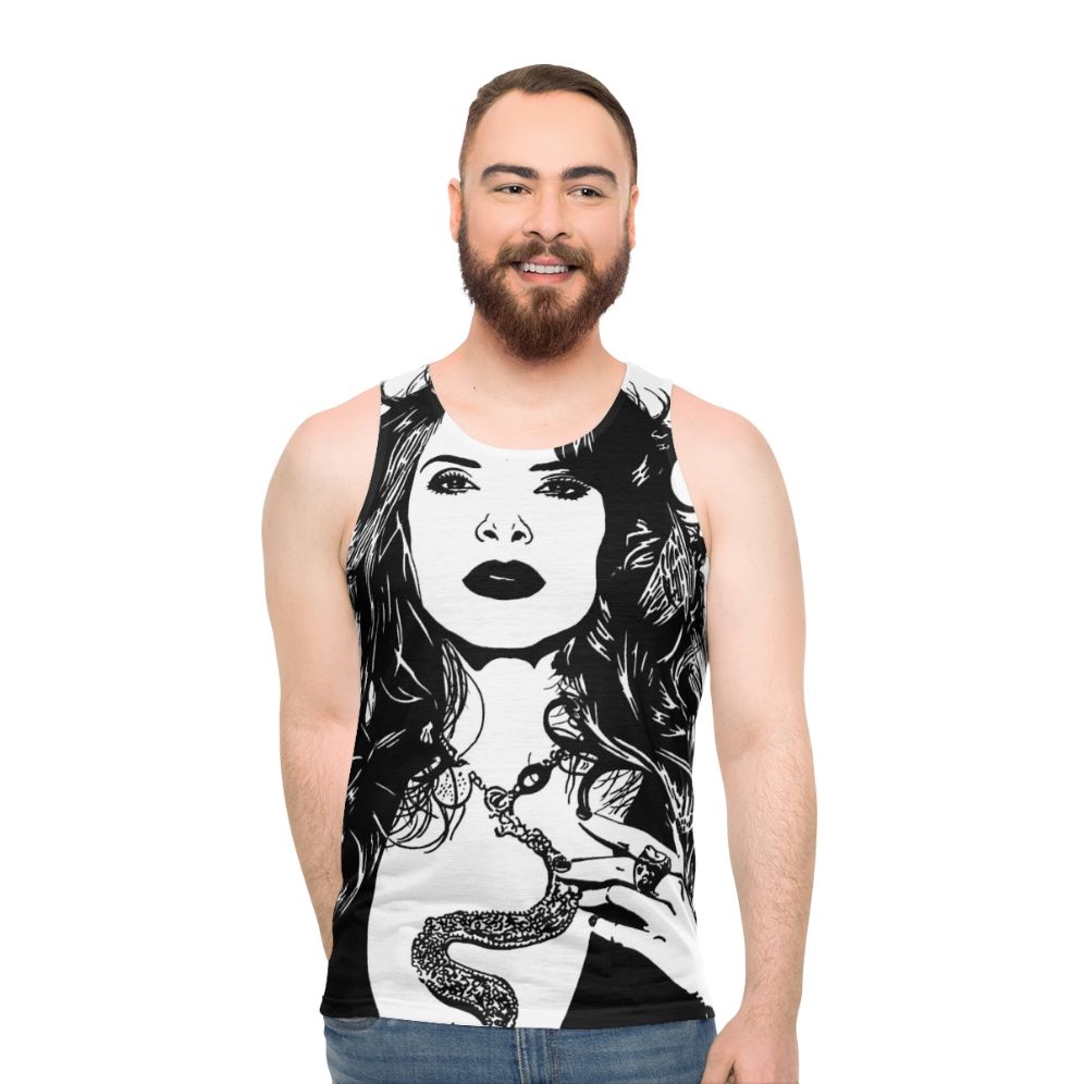 Unisex tank top with gloria trevi design