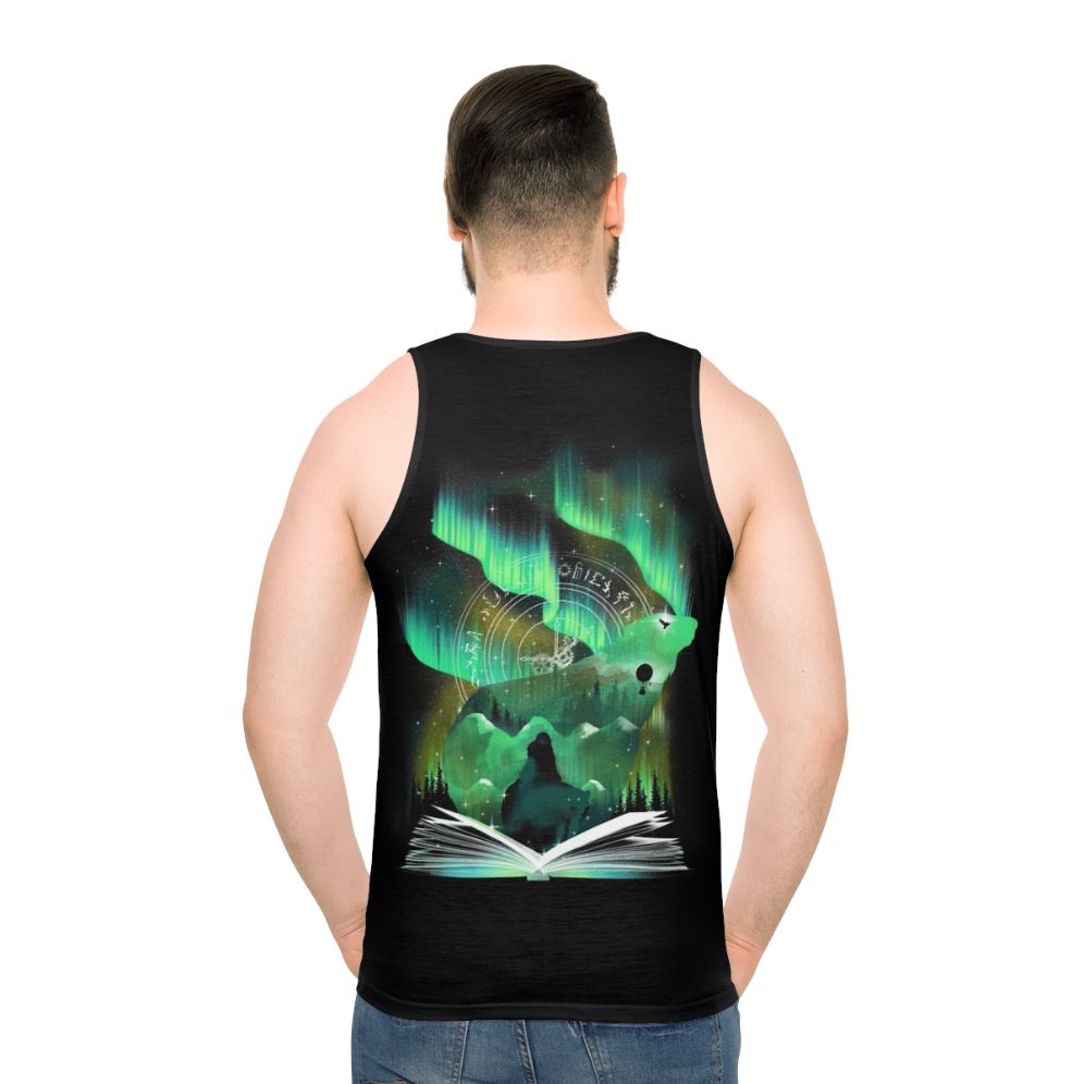 Unisex "The Golden Night" Book Lover Tank Top