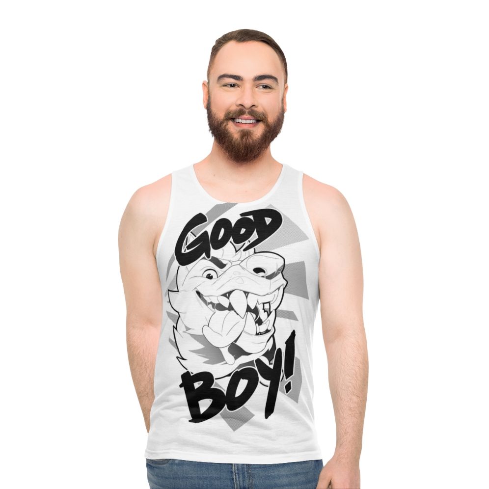 Unisex "Good Boy" Dog Graphic Tank Top