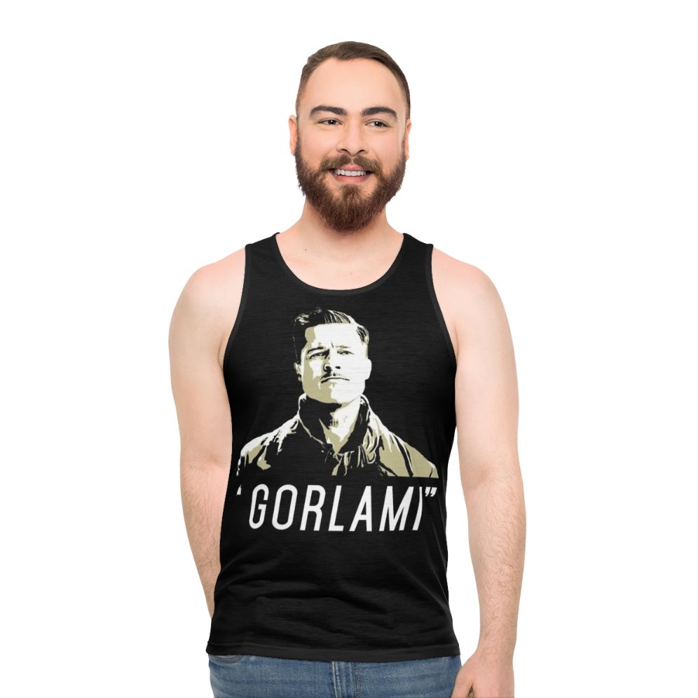 Unisex Gorlami tank top with Quentin Tarantino movie quote