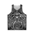 Unisex tank top with gothic, occult, and supernatural design