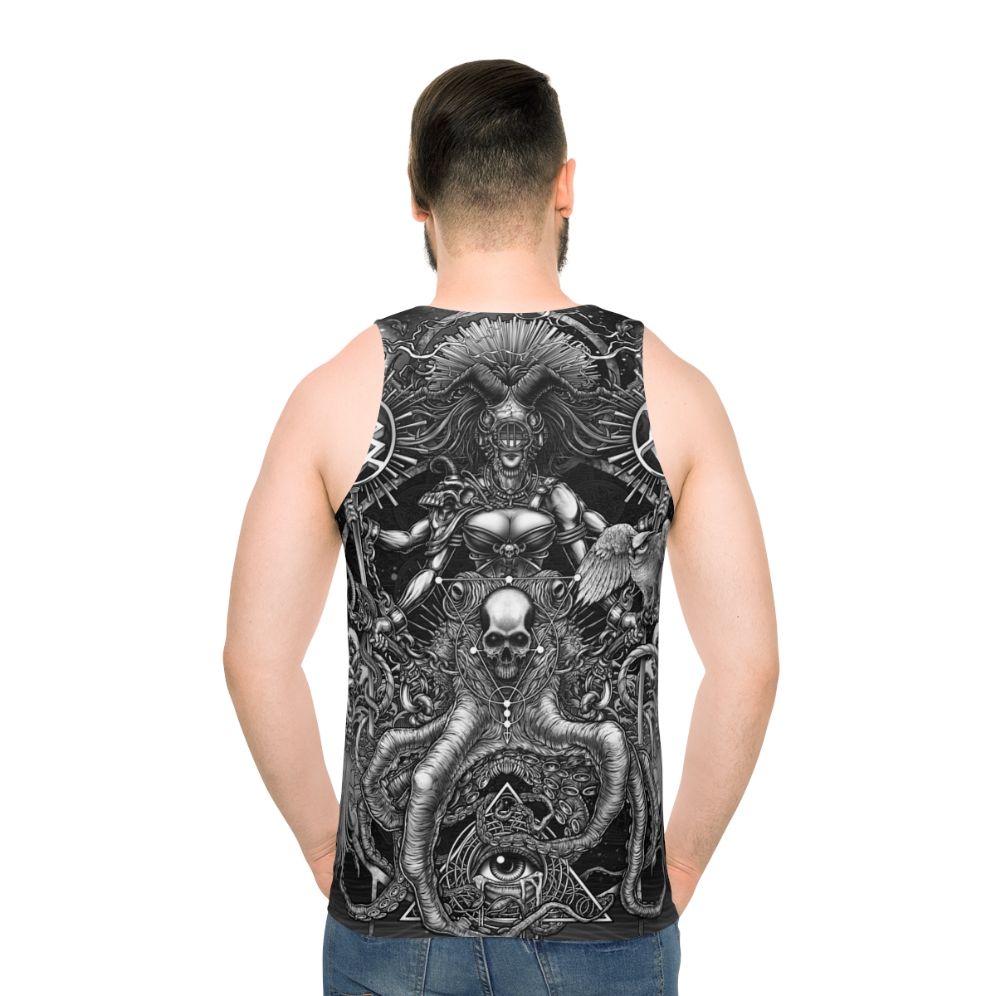Unisex tank top with gothic, occult, and supernatural design