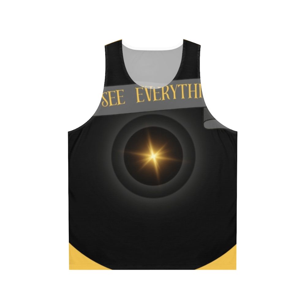 Unisex graphic printed tank top