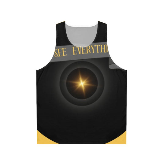 Unisex graphic printed tank top