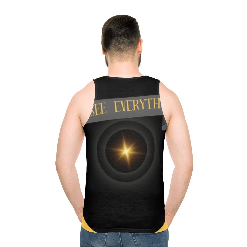 Unisex graphic printed tank top