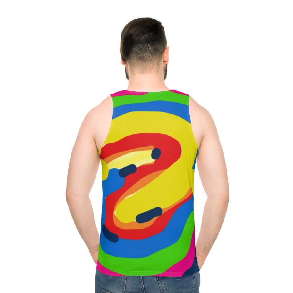 Unisex graphic tank top with various designs