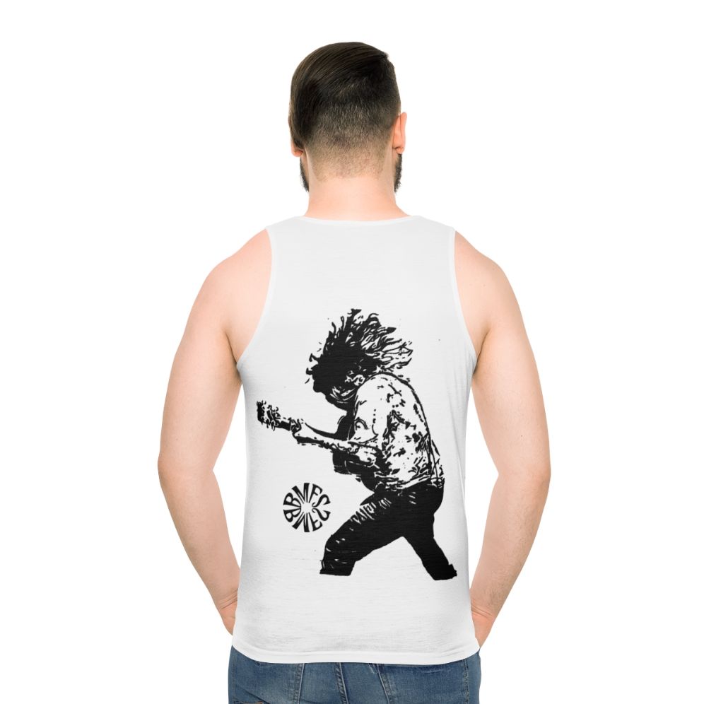 Unisex guitar-style tank top for bluegrass and jam band fans