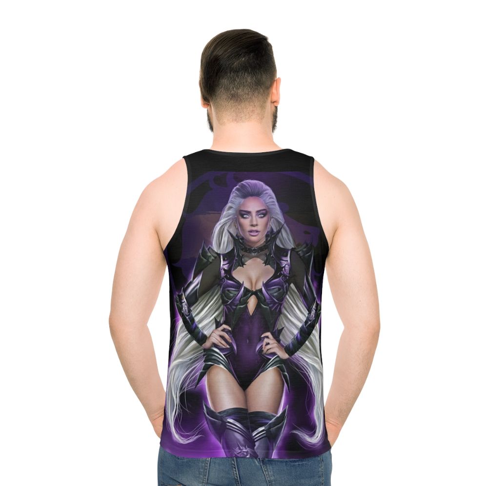 Unisex hair design tank top