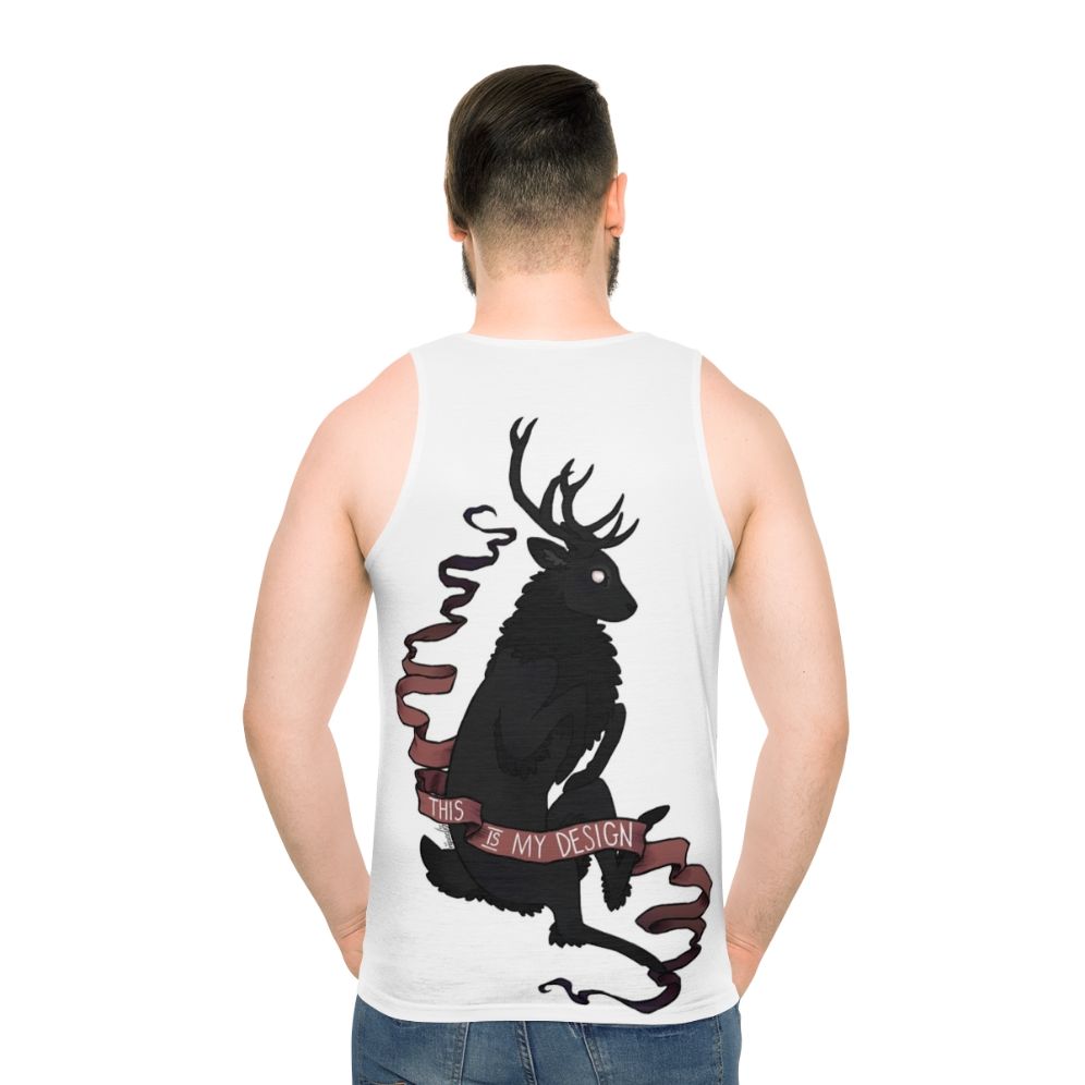 Unisex Hannibal Stag Design Tank Top
