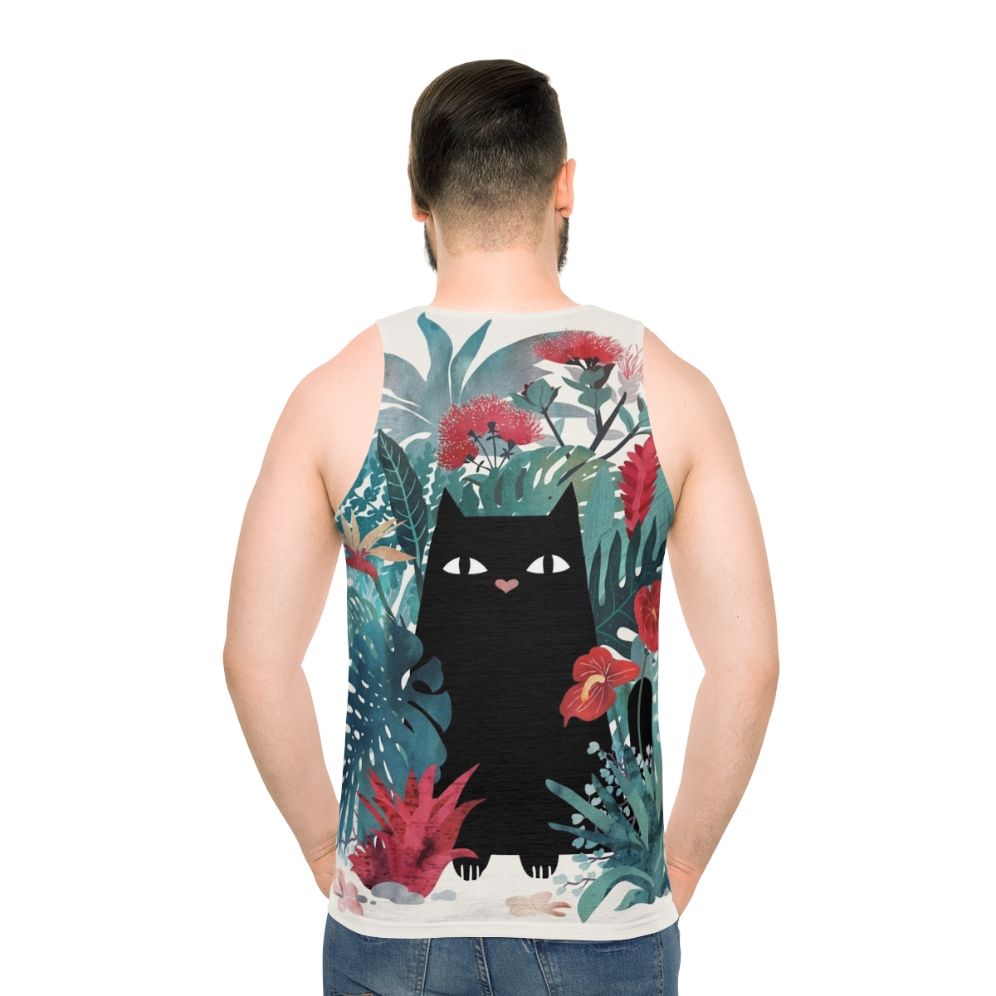 Unisex Hawaiian Floral Tank Top