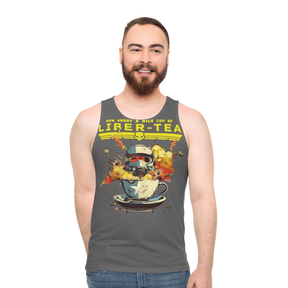 Unisex Helldivers II Co-op Shooter Tank Top