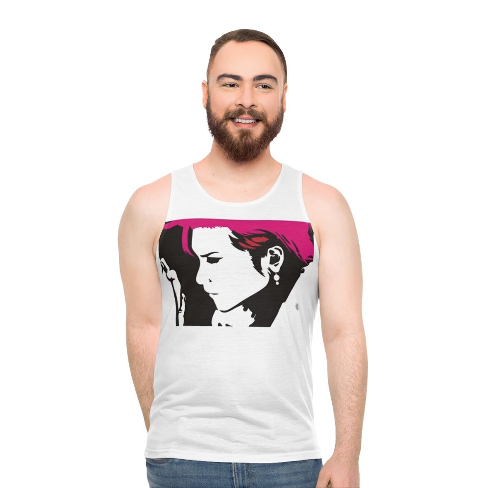 Unisex tank top featuring the Japanese rock band Hide