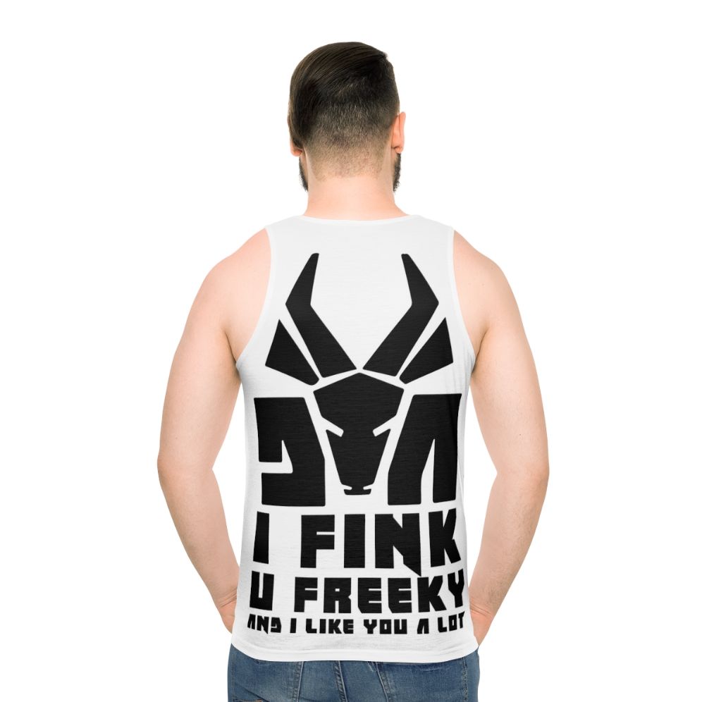 Unisex Hip Hop and Goth Inspired Tank Top