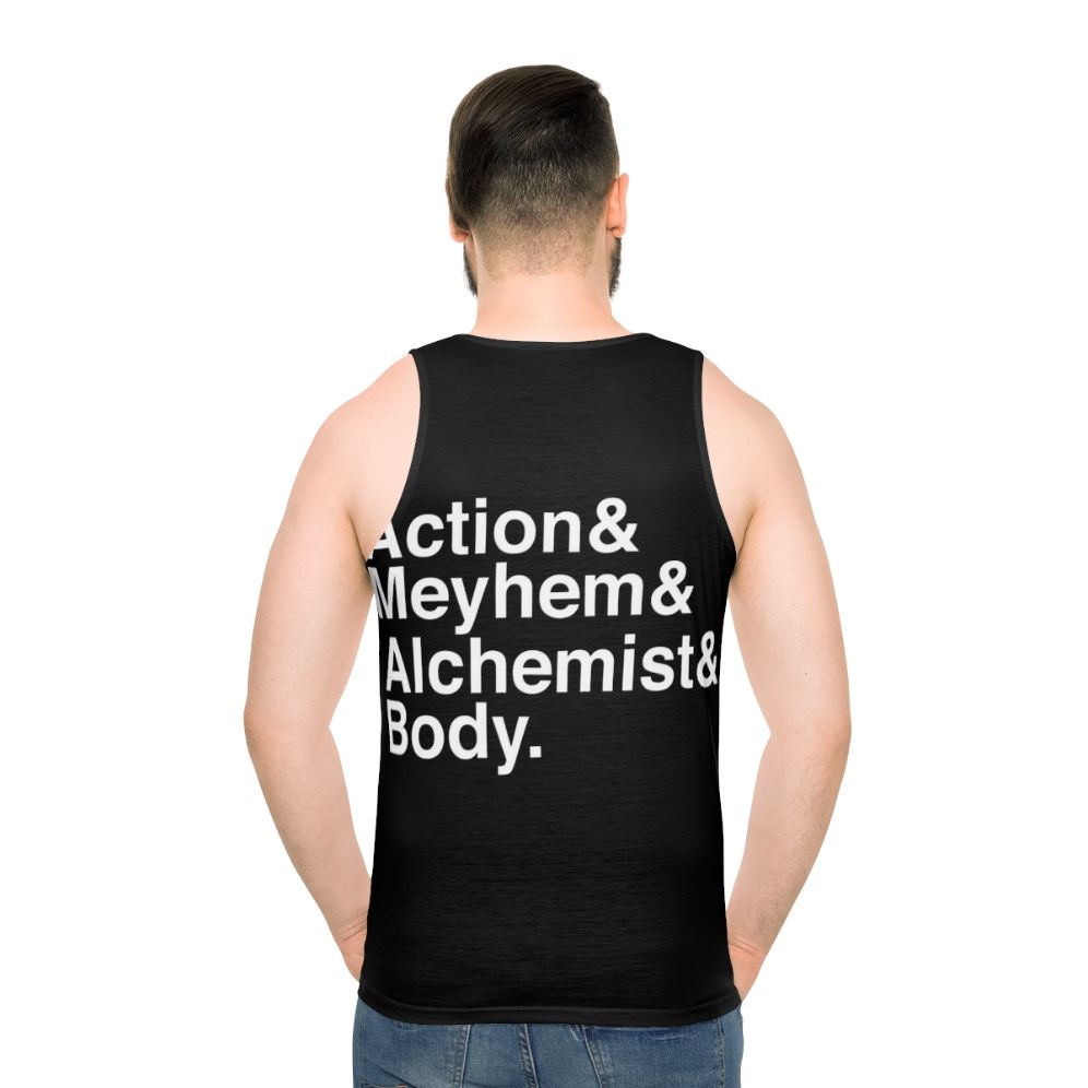 Unisex hip hop graphic tank top