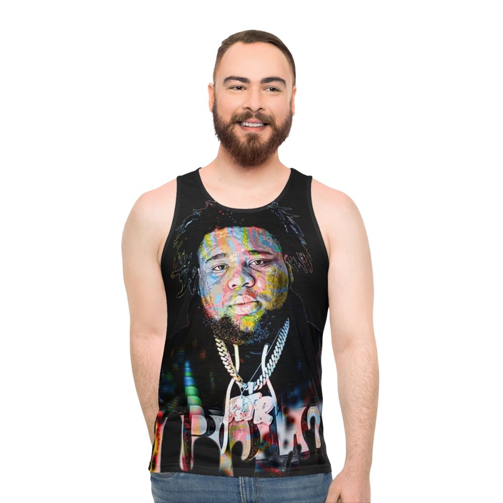 Unisex hip hop and rap music merchandise tank top