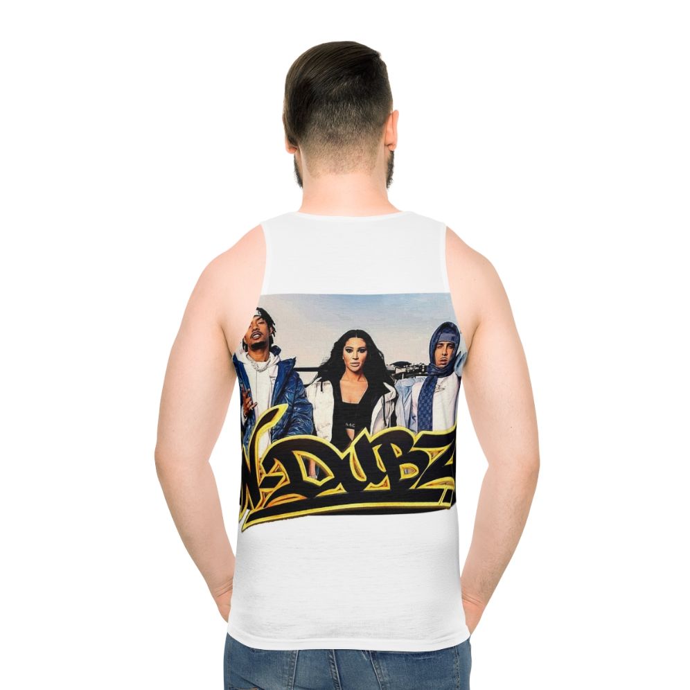 Unisex hip hop tank top featuring the N Dubz music group